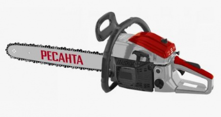 Бензопила Ресанта БП-4516 (2.3кВт, 3.13л.с., 40см, 3/8", 57зв., 1,3мм, бак 0,55л)*