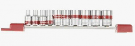 Набор головок MATRIX, 1/4", 10шт (4-13мм)