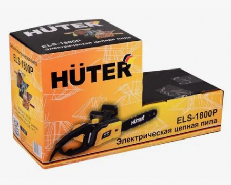 Пила цепная Huter ELS-1800P (1800Вт, 35см, 3/8", 52зв, 6,11кг.)
