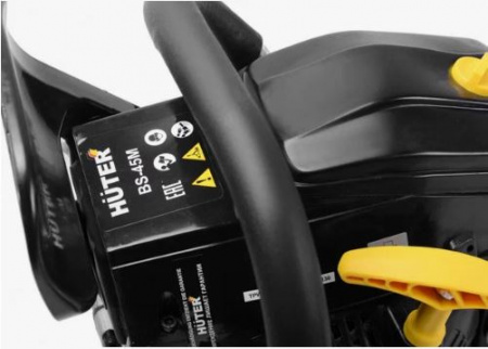Бензопила Huter BS-45 (2.4 л.с., 45см, 0,325", 72зв., 1,5мм, бак 0,55л)